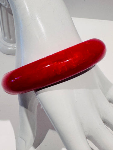 Kira.Red Bakelite bangle Bloomers and Frocks